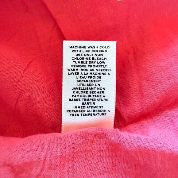 Anthropologie Moulinette Soeurs Dazzling Lights Lace Eyelet Dress in Coral Red - Picture 8 of 13